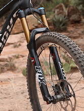 Riding FOX's Prototype RAD 34 Fork Riding FOX's Prototype RAD 34 Fork