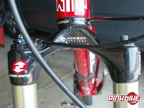 Carbon crown and steerer.