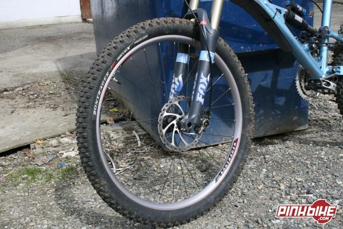 bent mountain bike rim